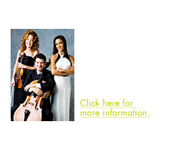 Vote Now for Request Night - The Lincoln Trio performs a unique audience request night! Build the program by picking your favorites! Click here for more information.